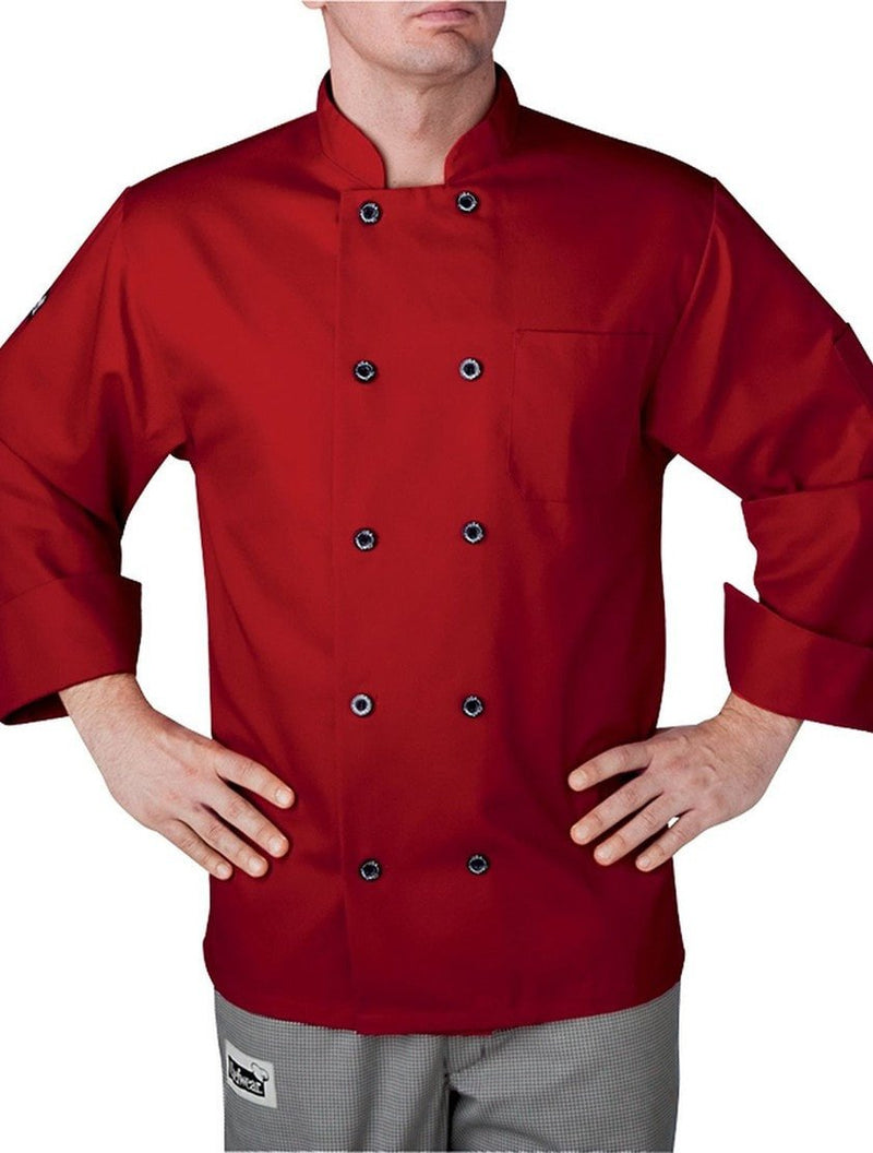 Chefwear Three Star Chef Coat 4410 Red'