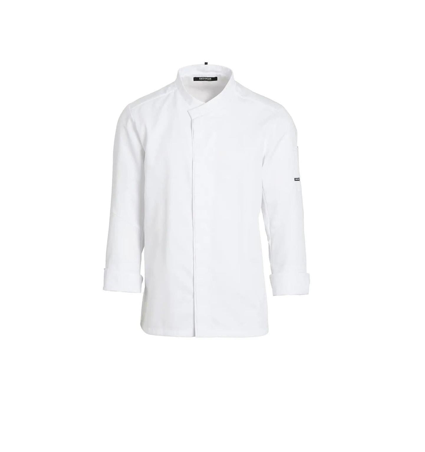 GOURMET CHEF JACKET White - Front