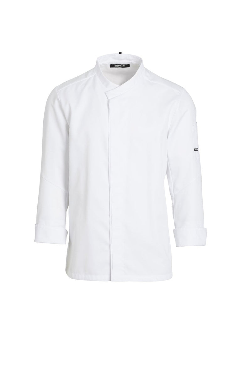 GOURMET CHEF JACKET White - Front