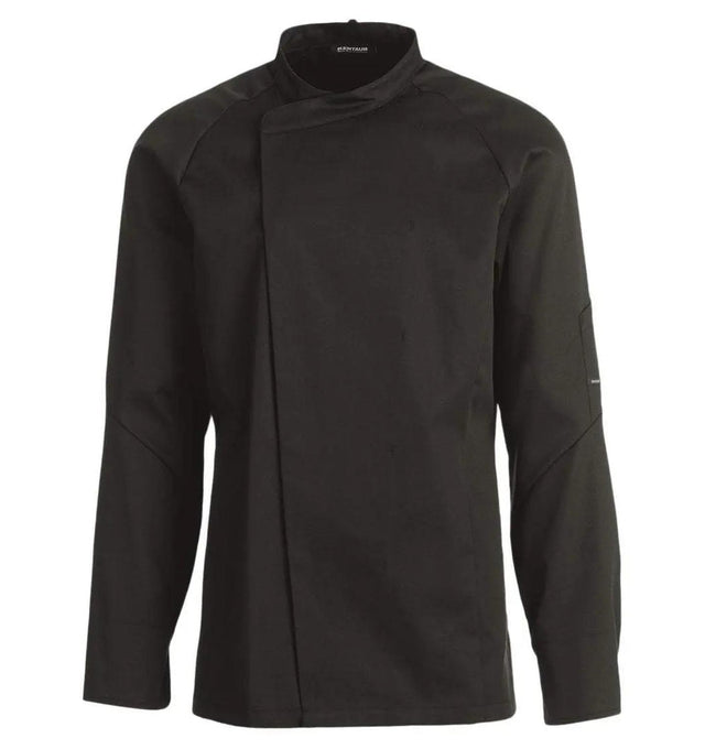 Kentaur 23501 Unisex Chef/Waiter Jacket  Front View Black