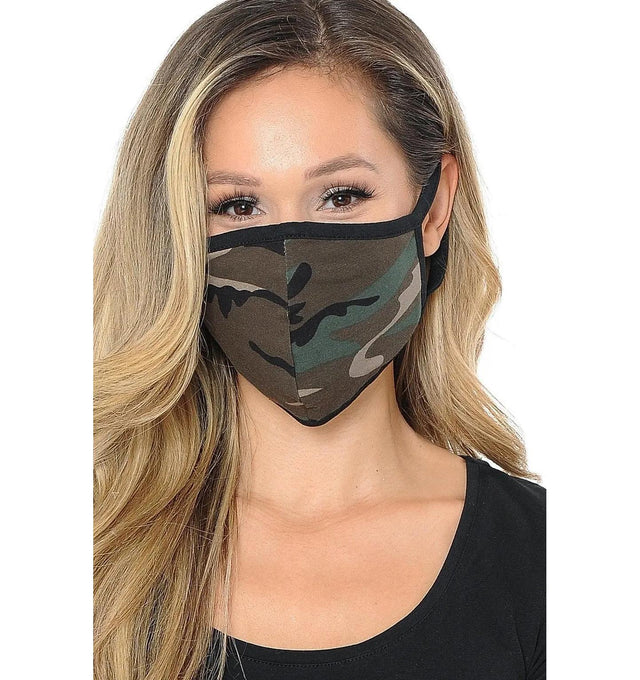 Fiumara Apparel Unisex Camouflage Face Mask -2 Pack Fiumara Apparel