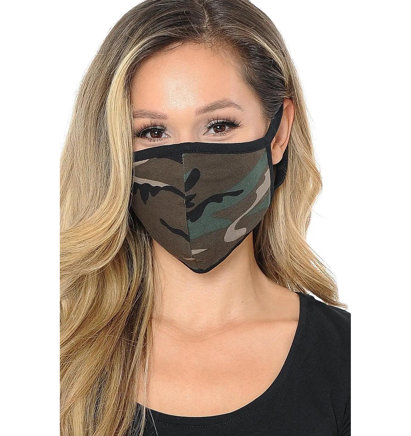 Fiumara Apparel Unisex Camouflage Face Mask -2 Pack Fiumara Apparel