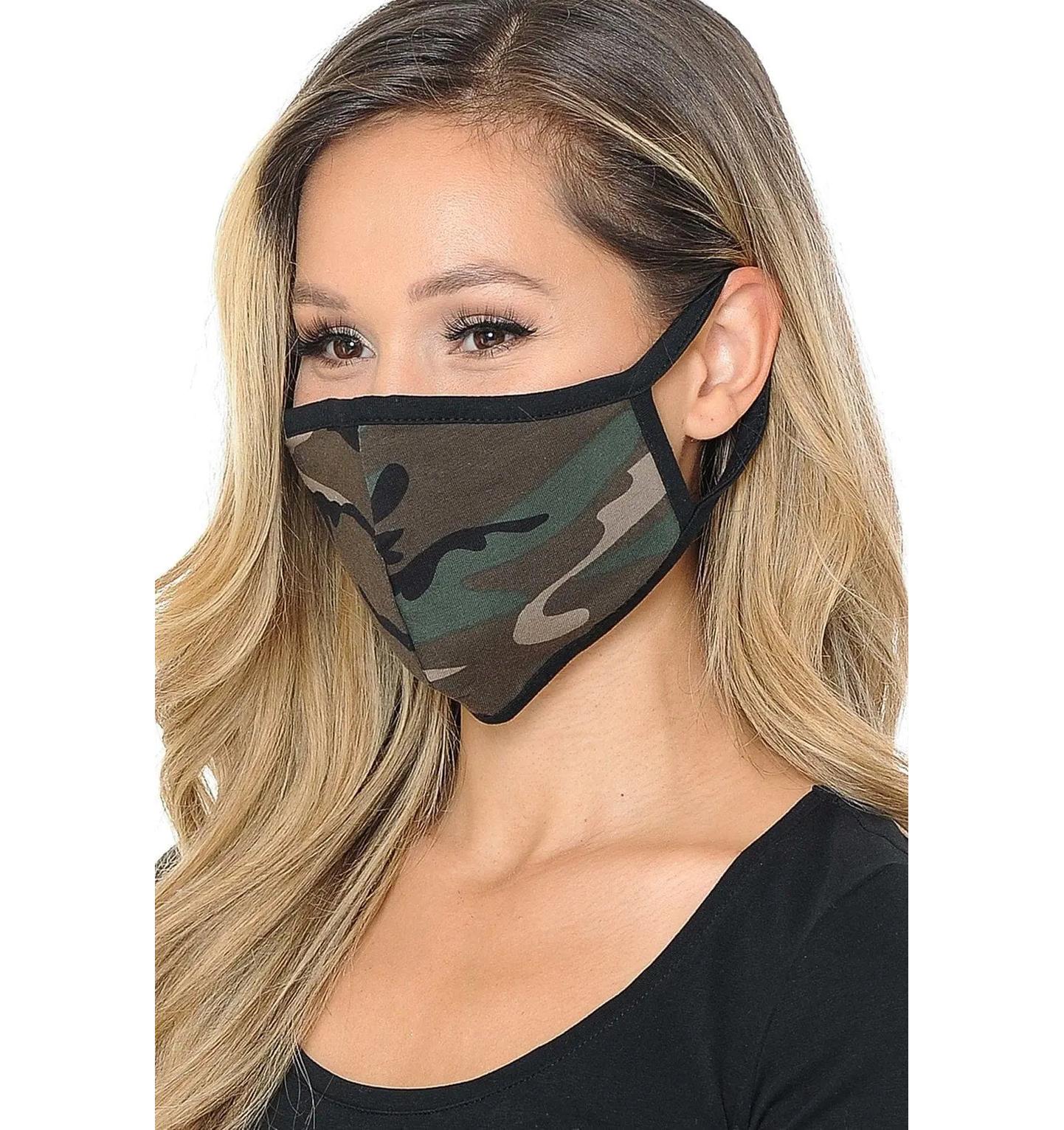 Fiumara Apparel Unisex Camouflage Face Mask -2 Pack Fiumara Apparel