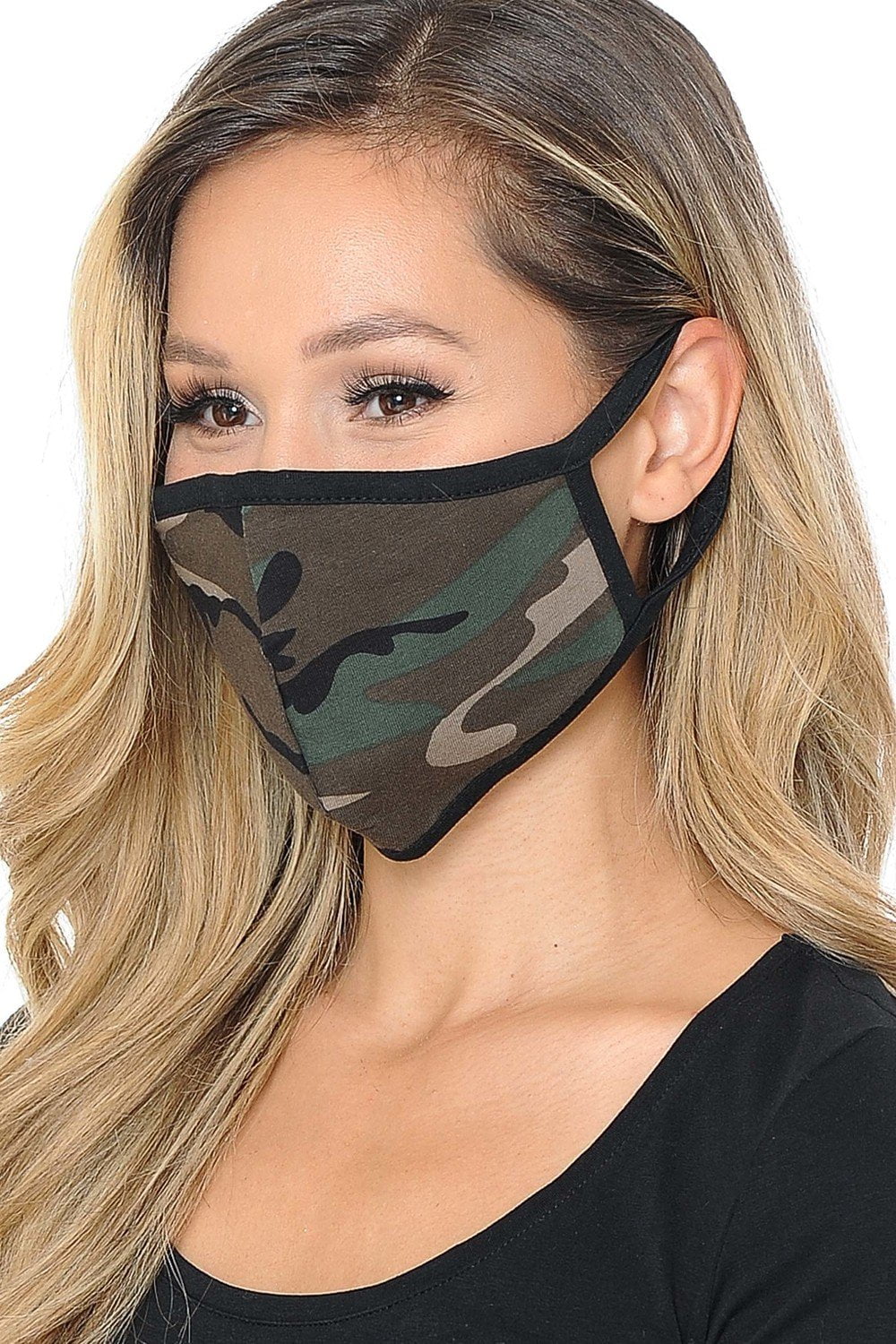 Fiumara Apparel Unisex Camouflage Face Mask -2 Pack