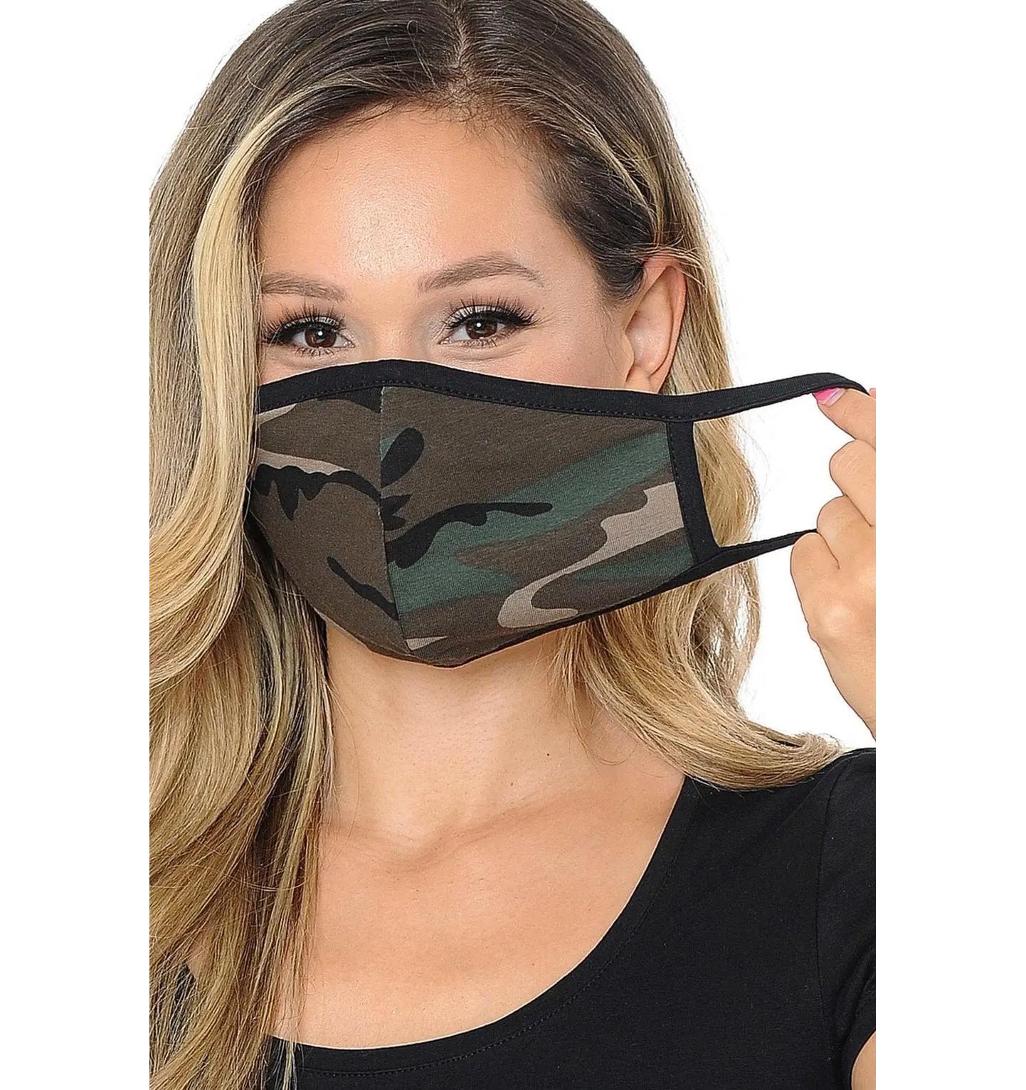 Fiumara Apparel Unisex Camouflage Face Mask -2 Pack Fiumara Apparel