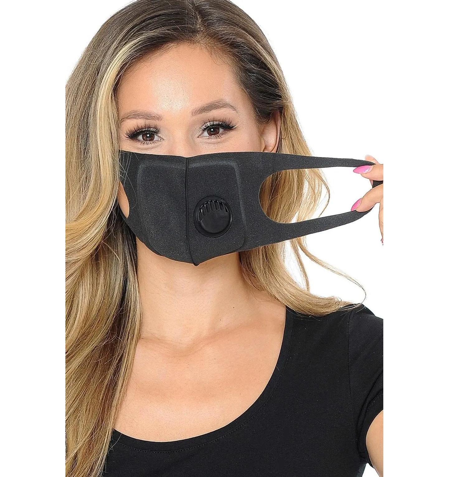 Fiumara Apparel Comfort Sponge Face Mask with Air Valve - 5 Pack Fiumara Apparel