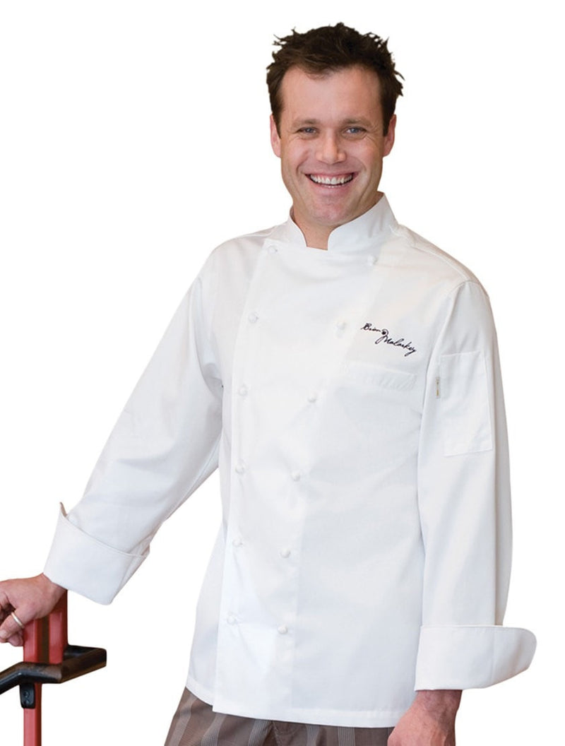 Madrid Chef Coat by Chef Works White front