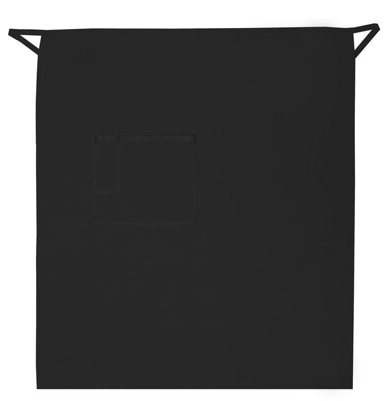 Full Bistro with 1 Pocket and Pencil Divide 32"L x 28" Black Open