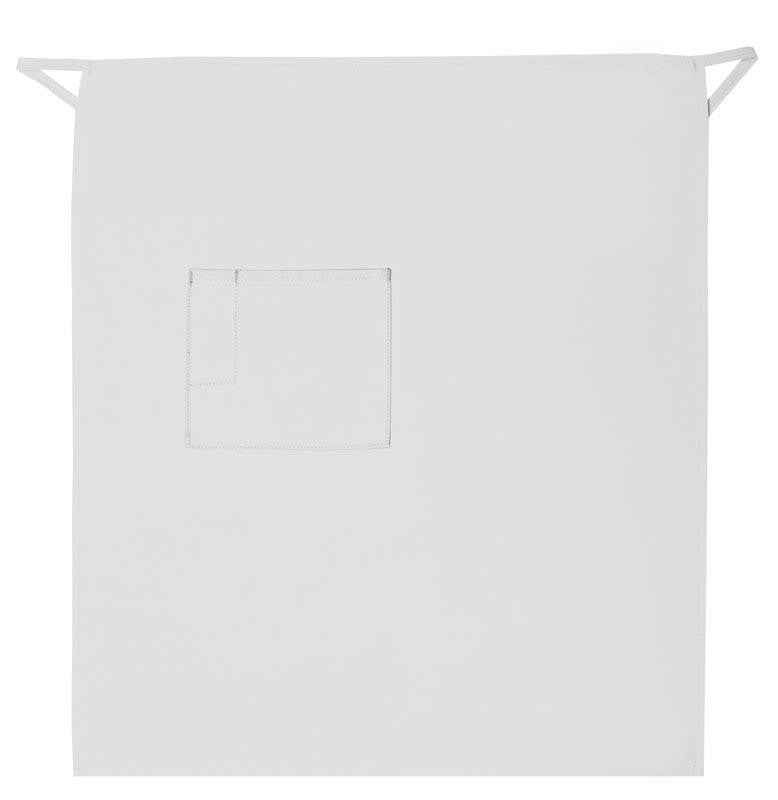 Full Bistro with 1 Pocket and Pencil Divide 32"L x 28" White Open