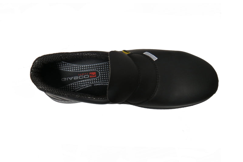Giasco Medina S2 Closed Back Anti-Slip Leather Chef Shoe - TOP