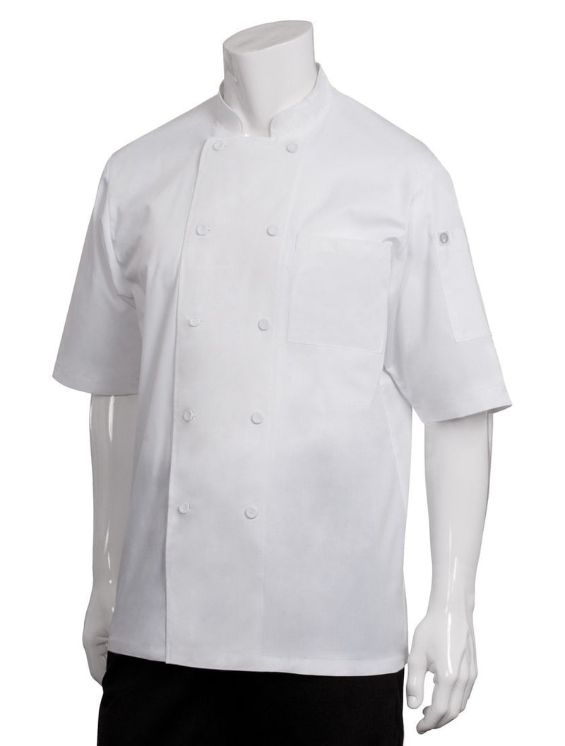 Montreal Cool Vent Chef Coat by Chef Works White Front