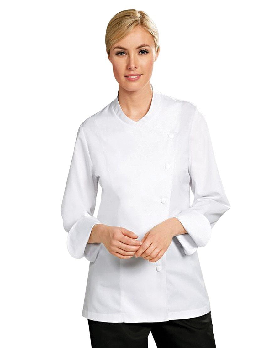 Julia Women Chef Jacket - White - Front 