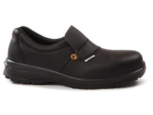 Giasco Medina S2 Closed Back Anti-Slip Leather Chef Shoe - left