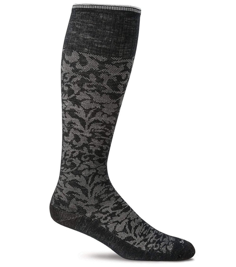 Sockwell Women's Damask Compression Socks Black
