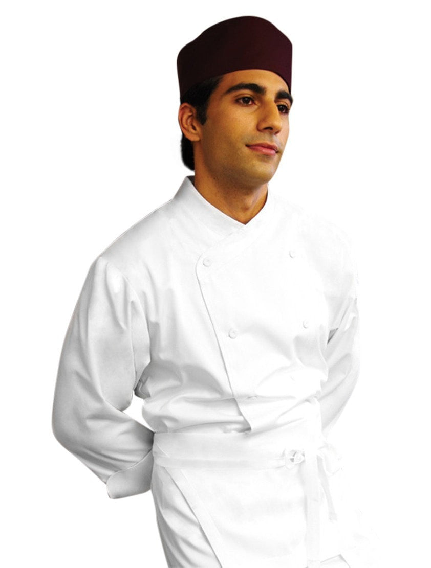 Chef Works St. Maarten Basic Chef Coat White Front Profile