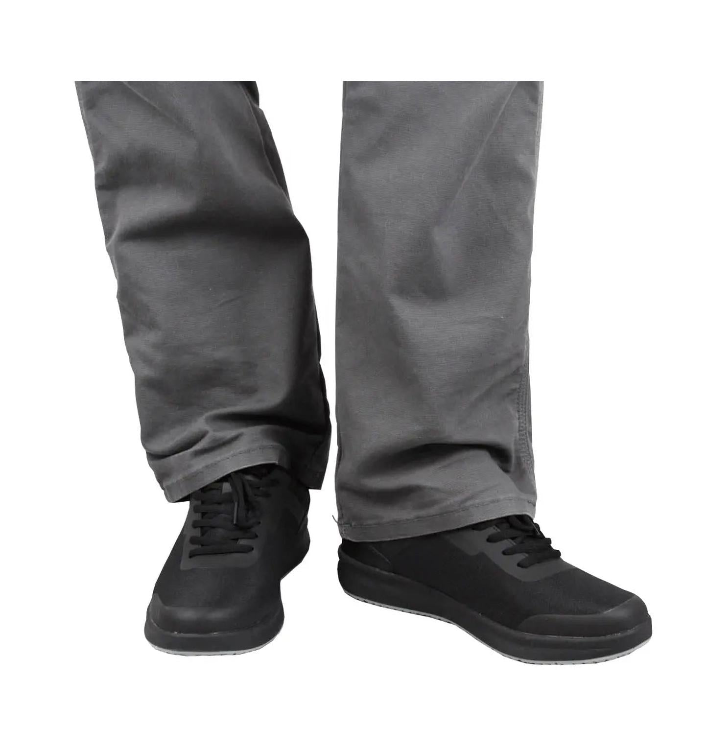 Sanita Concave Women's Men Black Chef Safety Sneaker - life style view 2