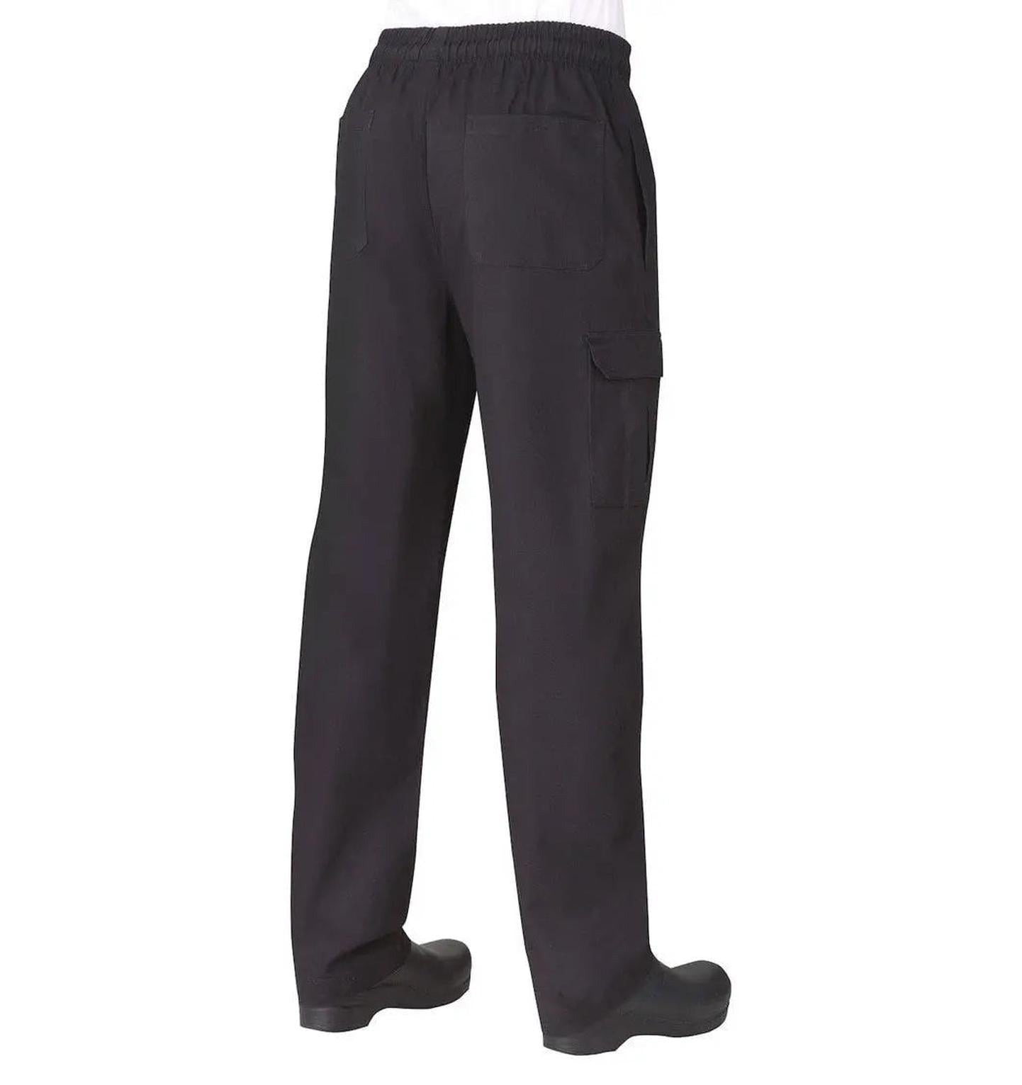 Men's Cargo Pants by Chef Works Black Back