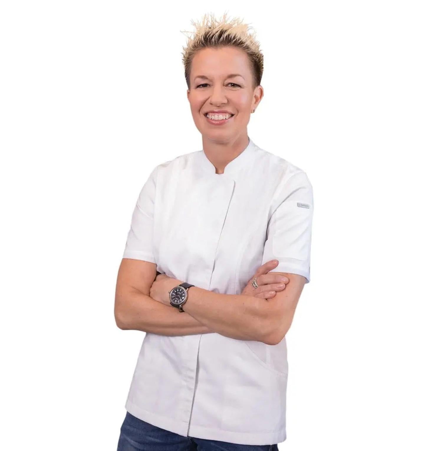 Chef Works Roxby Women's Short Sleeve Chef Coat - Fiumara Apparel