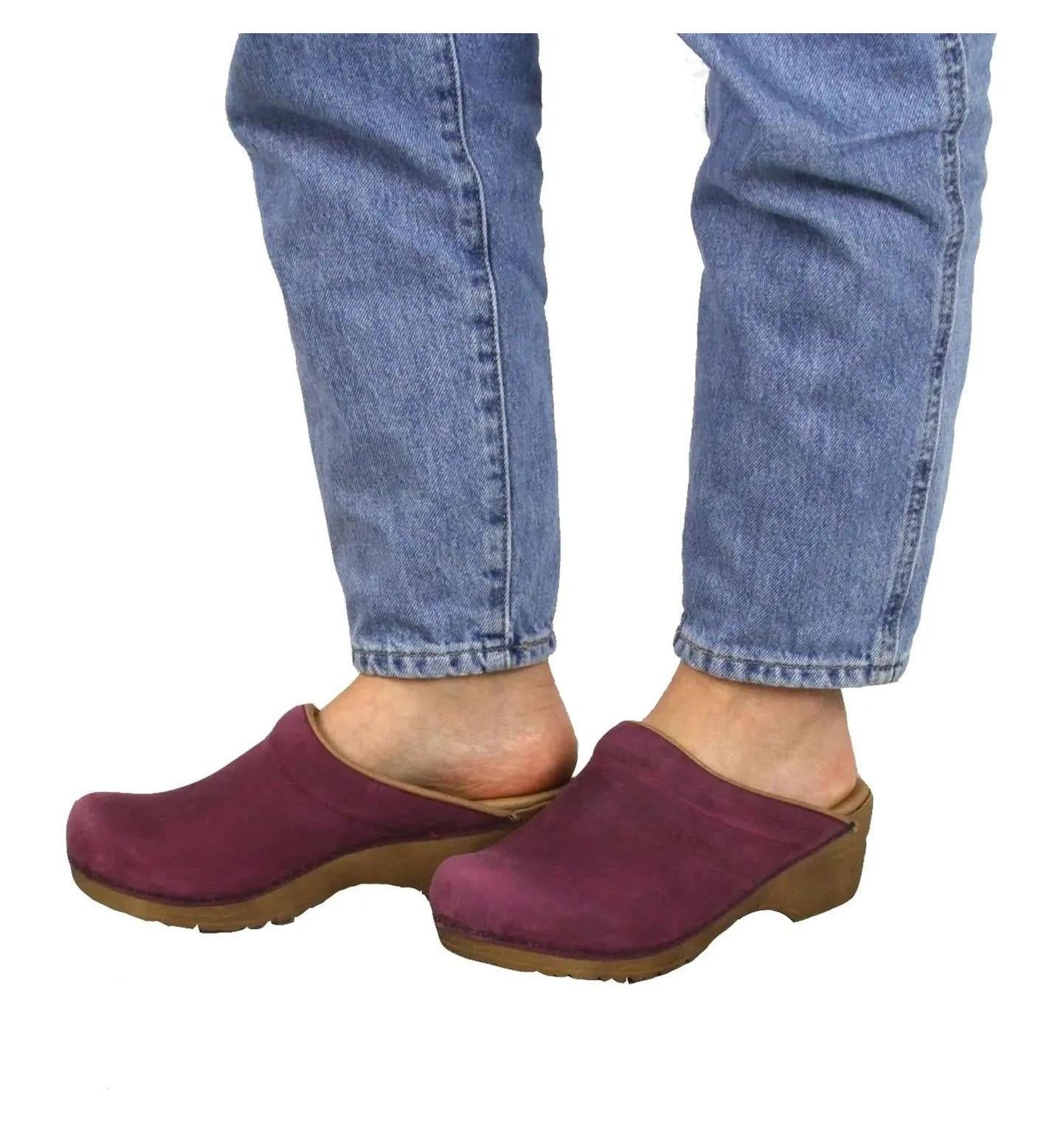 Sanita Ellis Women's Chef Clog Fuchsia - lifestyle